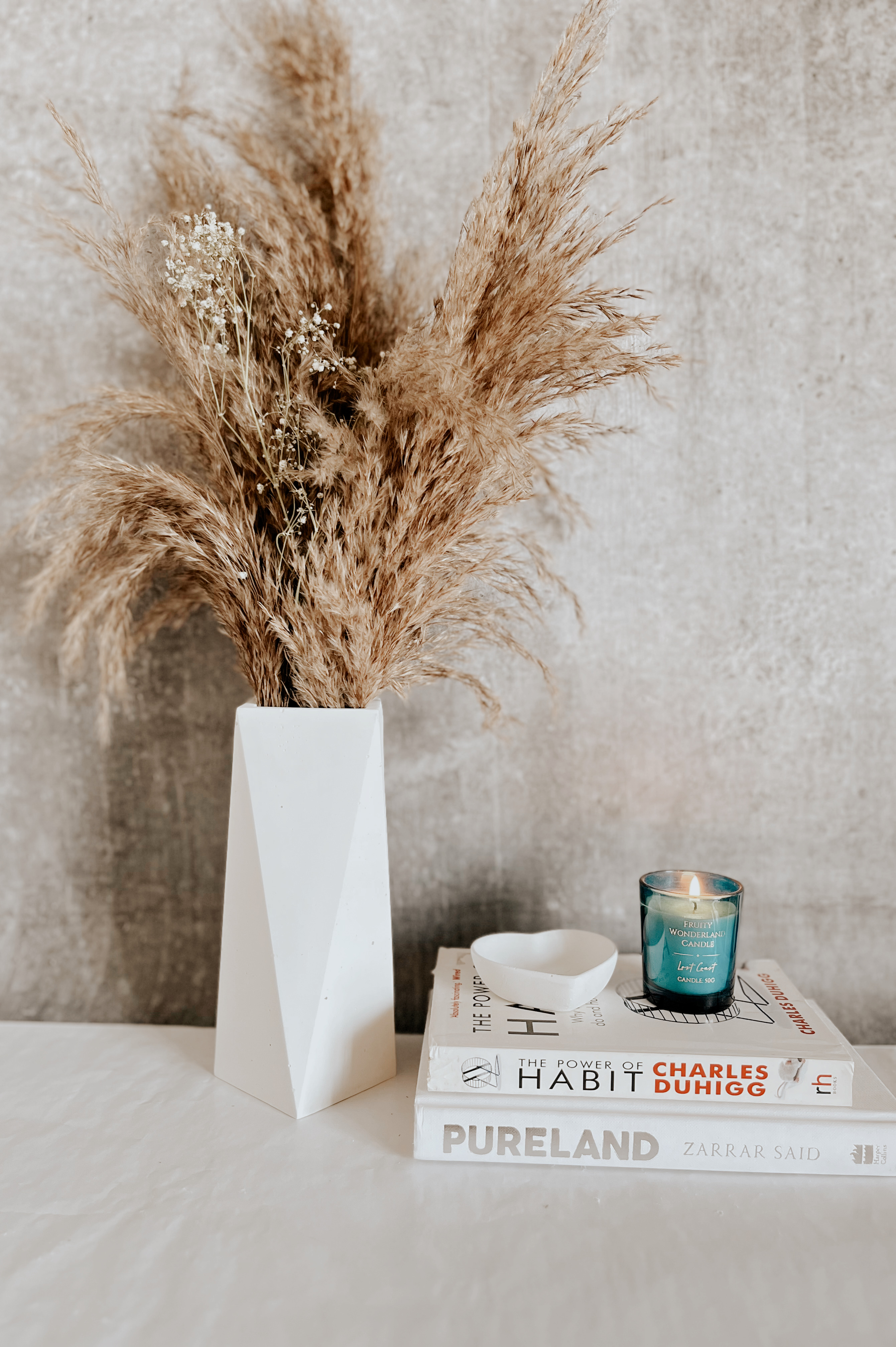 Geometric Long Vase | Modern Interiors - alternate view