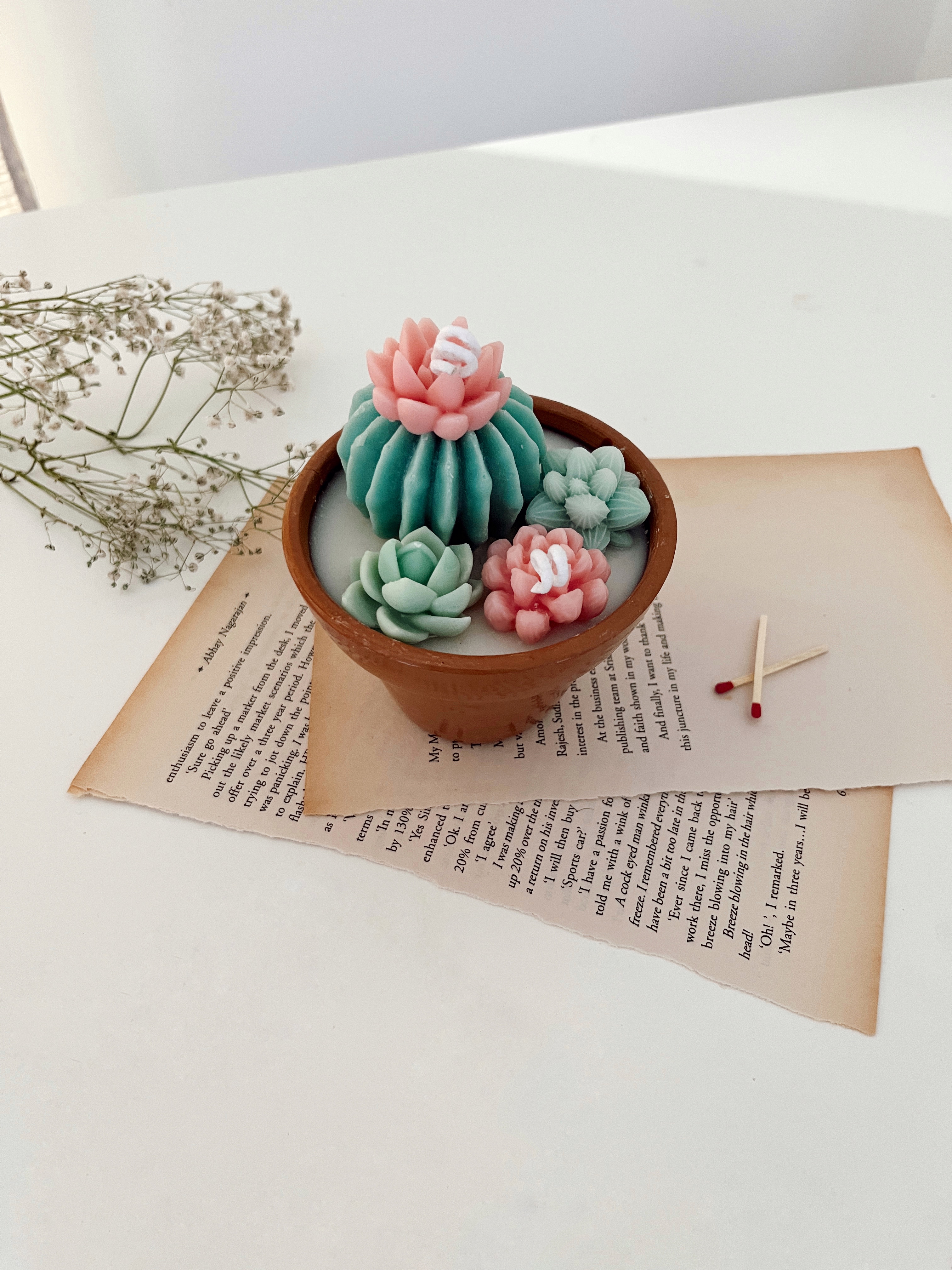 Cactus Garden Candle - alternate view