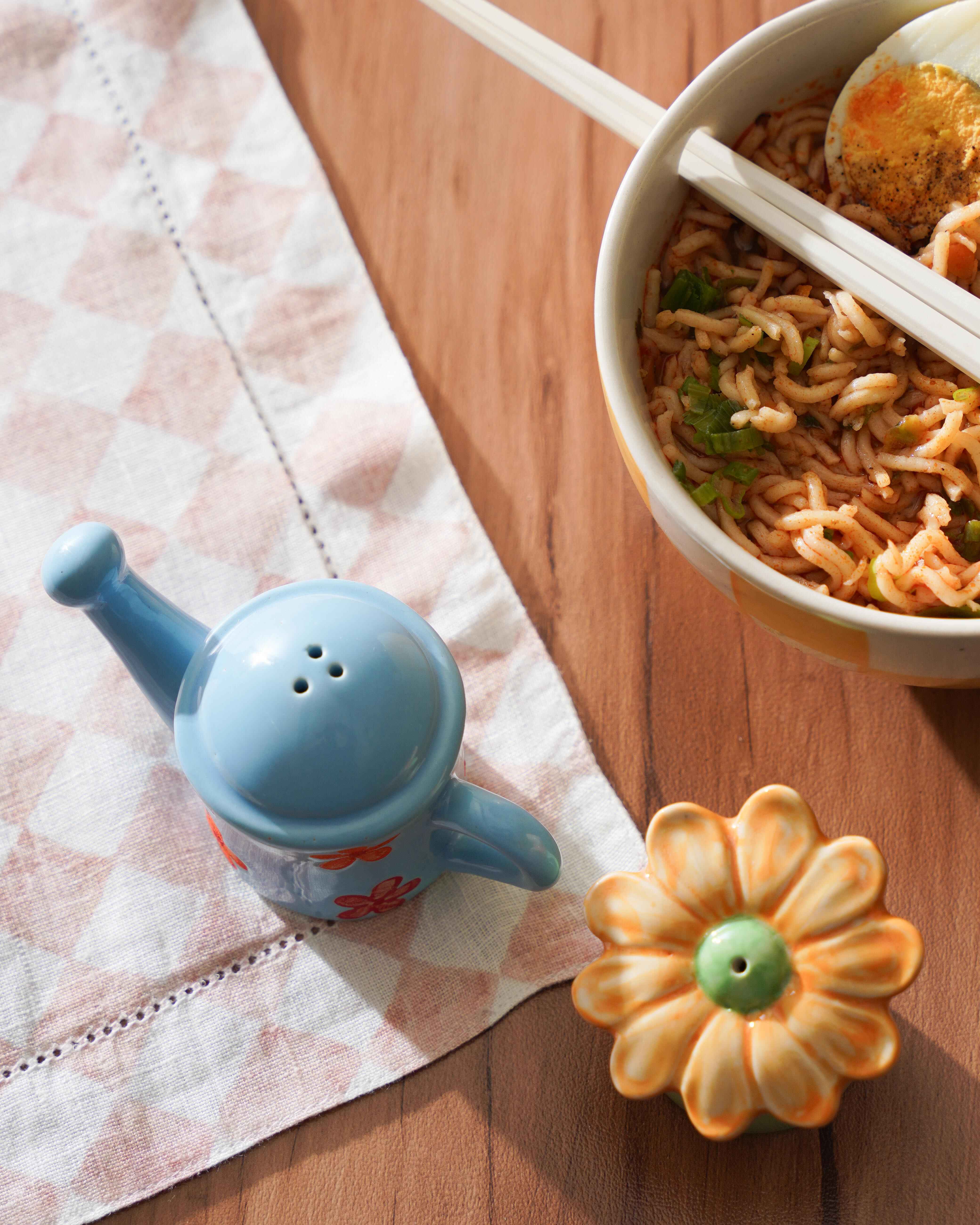 Mahi- Flower and Watering Can Salt and Pepper Shakers thumbnail 1