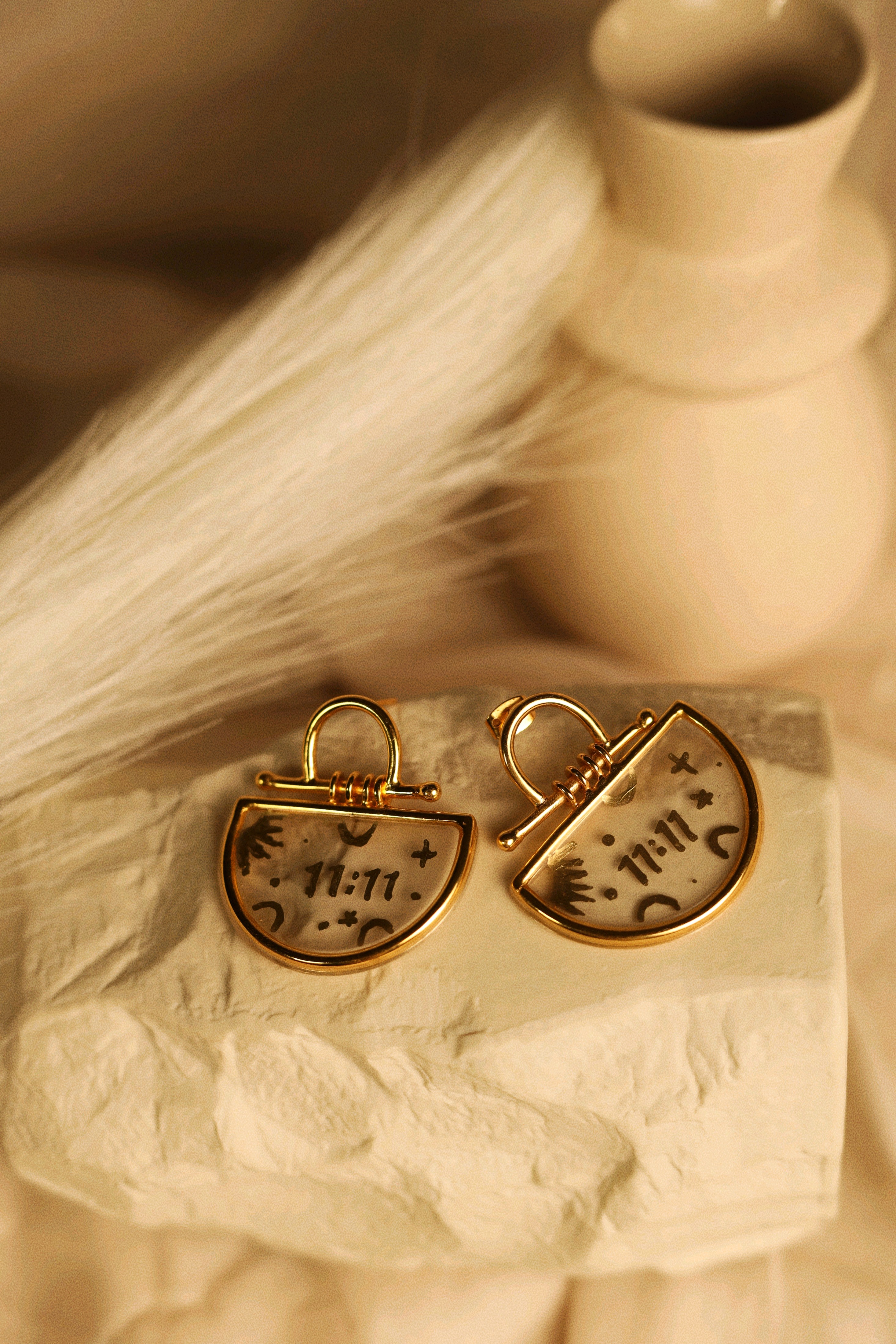 11:11 Earrings thumbnail 2