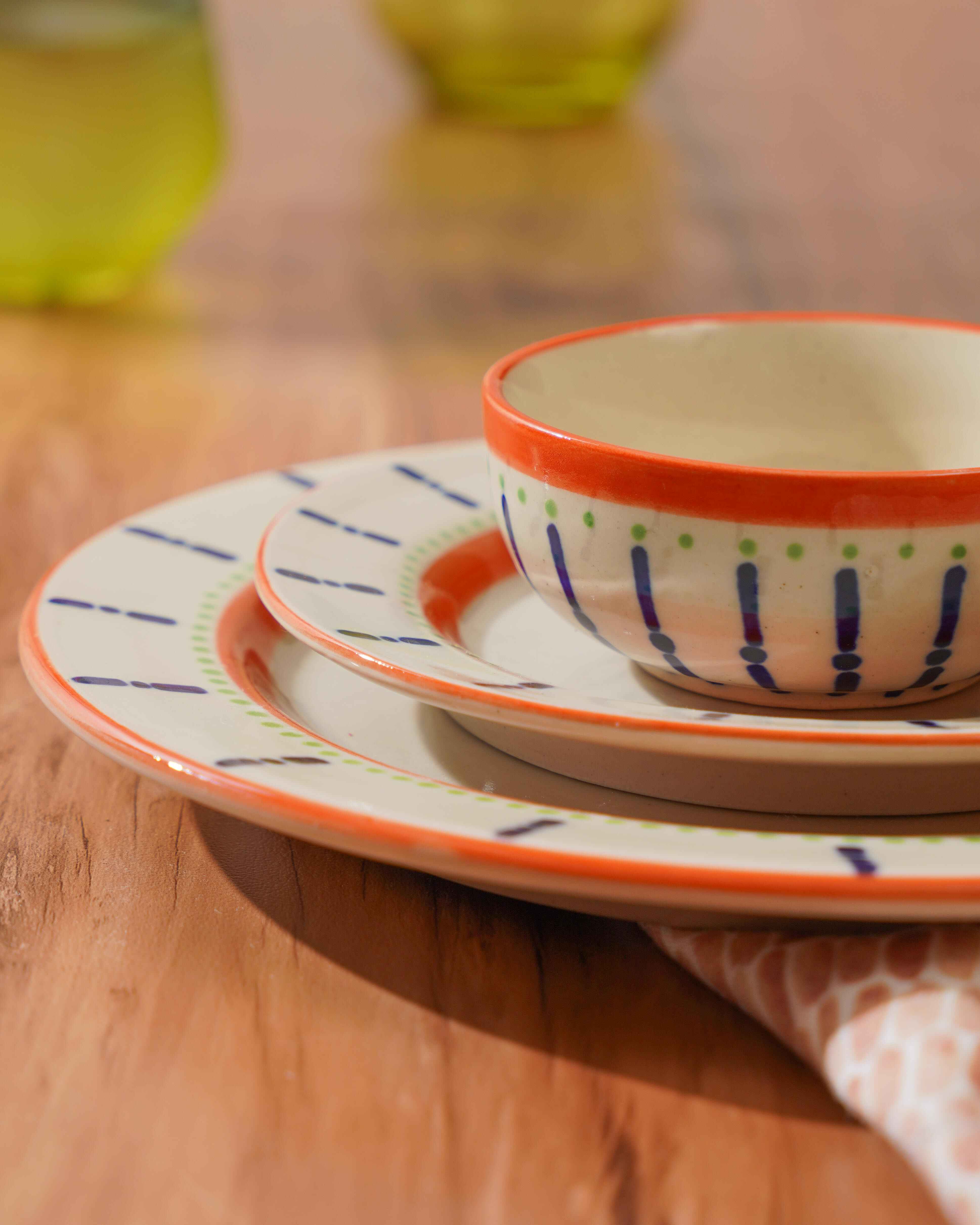 Parijat- Dinnerware set of 3 thumbnail 3
